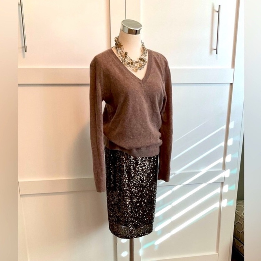 Cable & Gage sequined skirt NWT